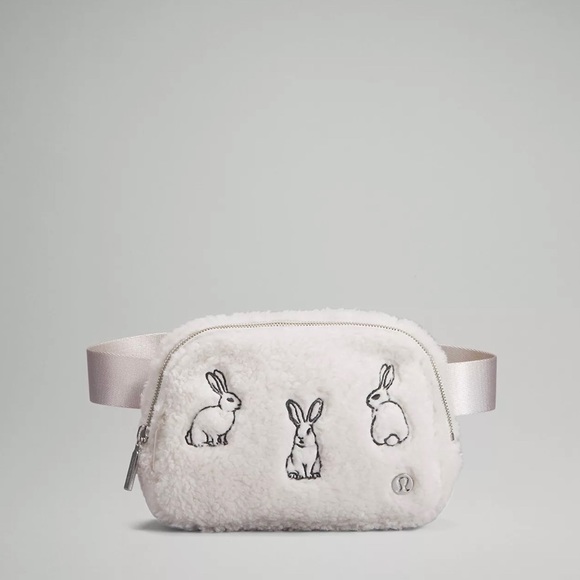 🐰LAST ONE☝️ NWT Lululemon New Year Everywhere Belt Bag 1L 
Fleece Bunny Rabbit - Picture 2 of 10